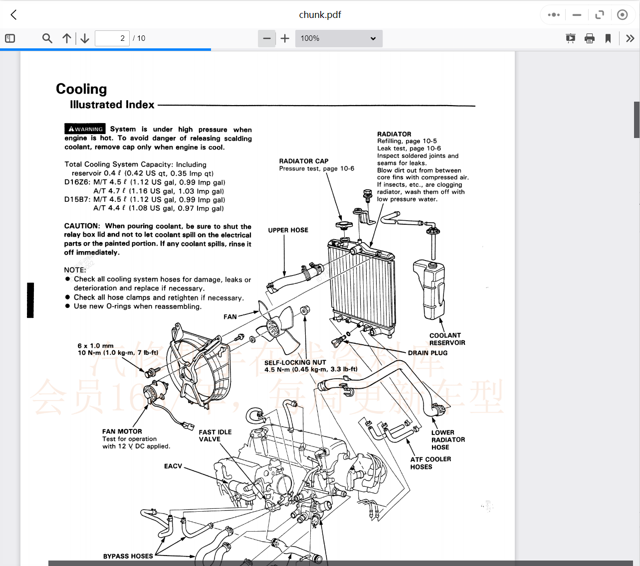 海外本田維修手冊電路圖