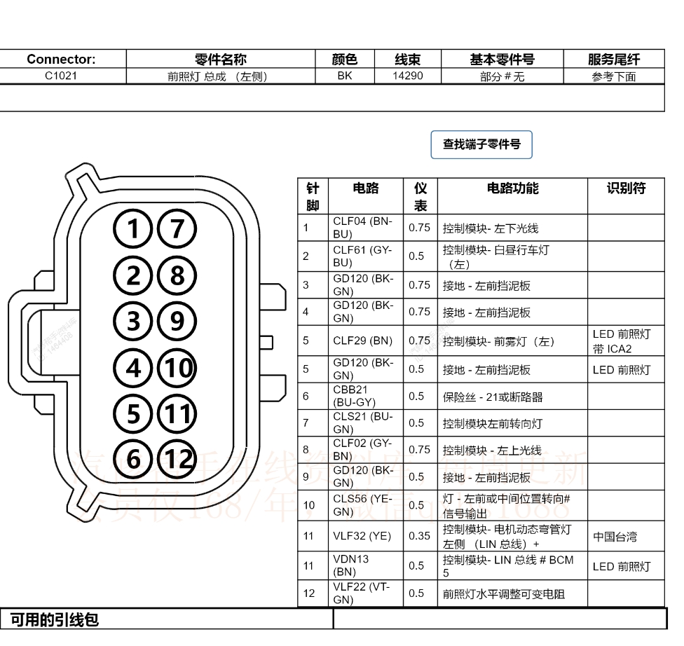 2005-2022年款福特?？怂咕S修手冊和電路圖資料更新