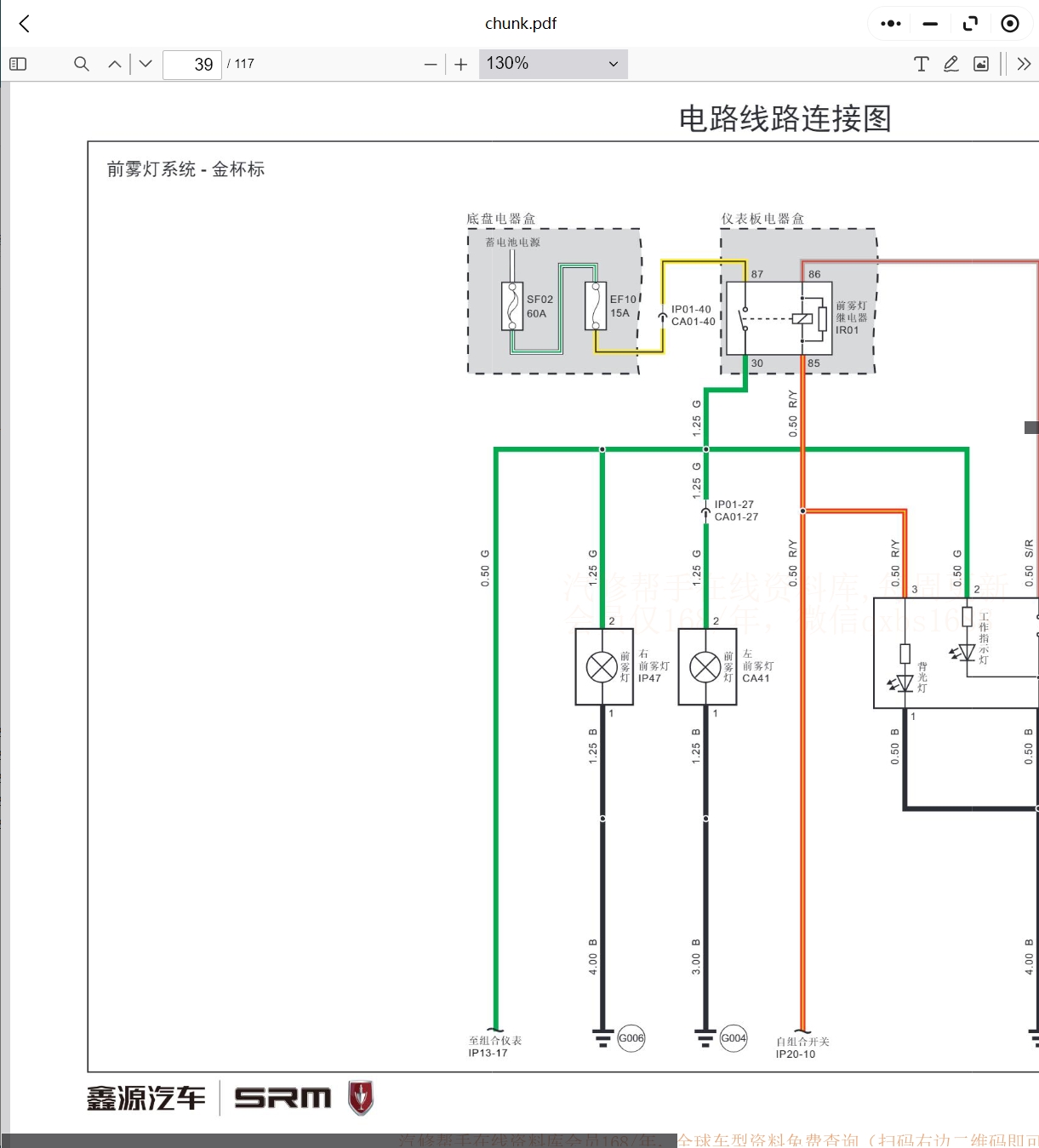 2017-2024年鑫源汽車維修手冊電路圖資料更新